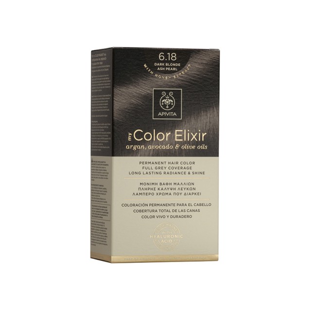 APIVITA My Color Elixir N6,18 Ξανθό Σκούρο Σαντρέ Περλέ