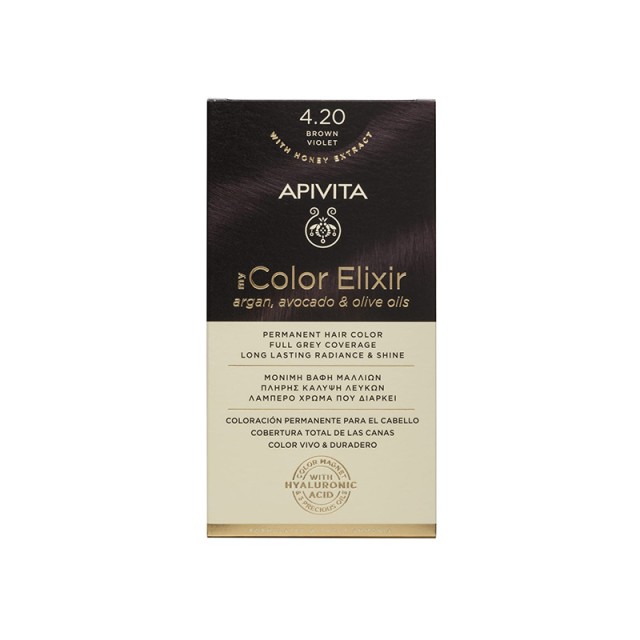 APIVITA My Color Kit N4.20 Καστανό Βιολετί