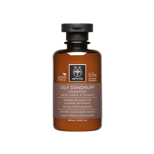 APIVITA Anti-Dandruff Σαμπουάν κατά της Πιτυρίδας για Λιπαρά Μαλλιά 250ml
