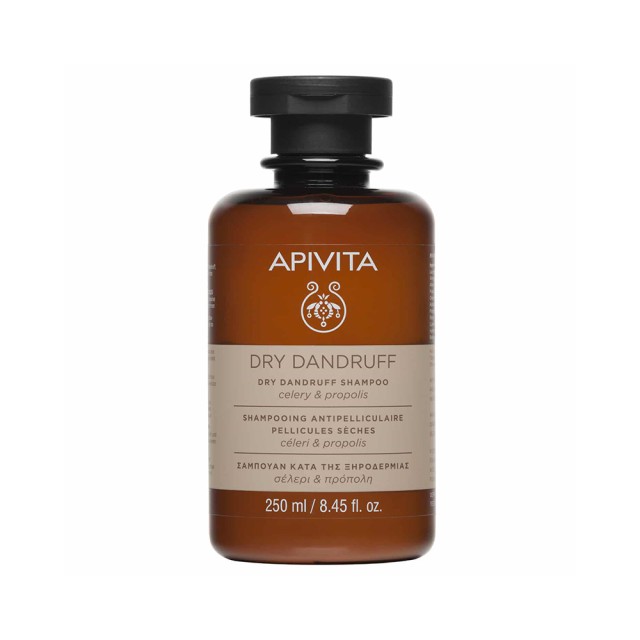 APIVITA Anti-Dry Skin Σαμπουάν Κατά της Ξηροδερμίας με Σέλερι & Πρόπολη 250ml