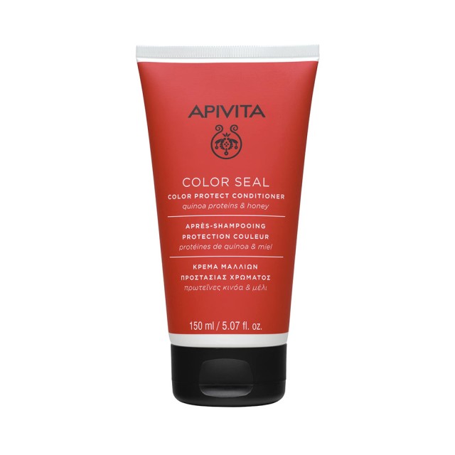 APIVITA Color Seal Μαλακτική Κρέμα Προστασίας Χρώματος Με Πρωτεΐνες Κινόα & Μέλι 150ml