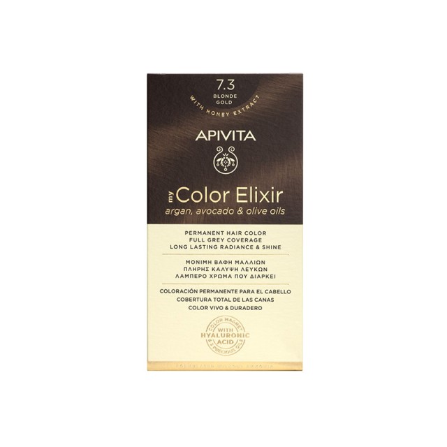APIVITA My Color Elixir 7.3 Ξανθό Χρυσό