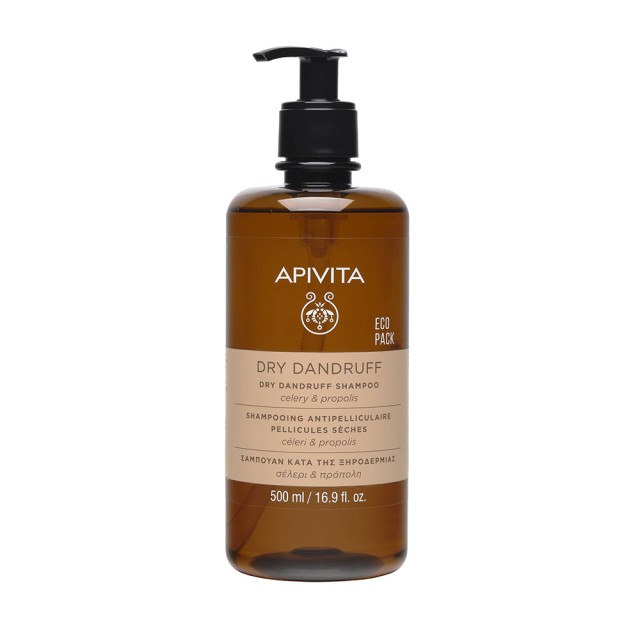 APIVITA Eco Pack Σαμπουάν Κατά της Ξηροδερμίας με Σέλερι & Πρόπολη 500ml