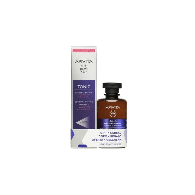 APIVITA Promo Λοσιόν κατά της Τριχόπτωσης 150ml & ΔΩΡΟ Τονωτικό Σαμπουάν για ?νδρες 250ml