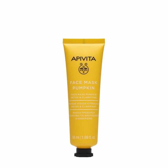 APIVITA Face Mask Μάσκα Προσώπου με Κολοκύθα για Αποτοξίνωση 50ml
