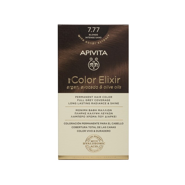 APIVITA MY COLOR ELIXIR N7.77 Ξανθό Έντονο Μπεζ
