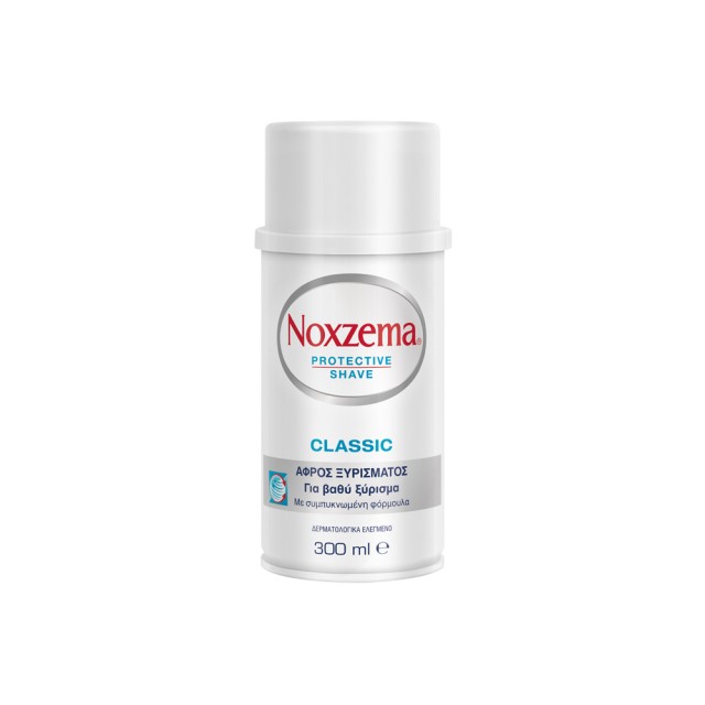 NOXZEMA Protective Shave Regular Αφρός Ξυρίσματος για Ευαίσθητες Επιδερμίδες 300ml