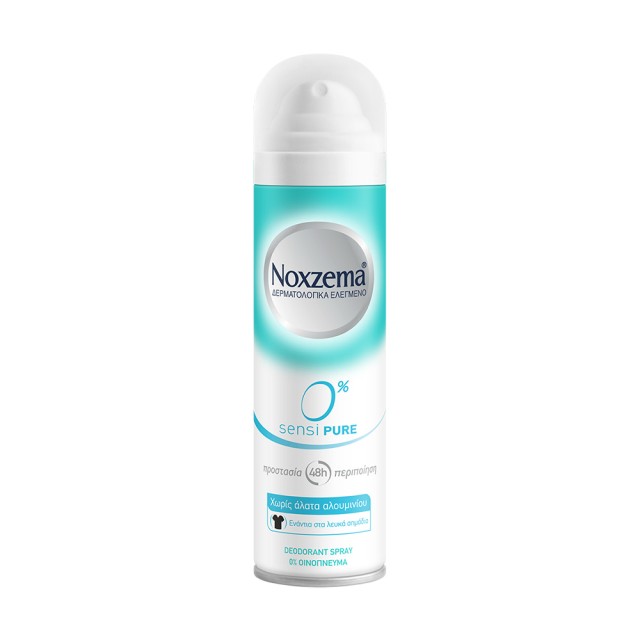 NOXZEMA Sensipure 0% Αποσμητικό με διακριτικό άρωμα σε Spray 150ml