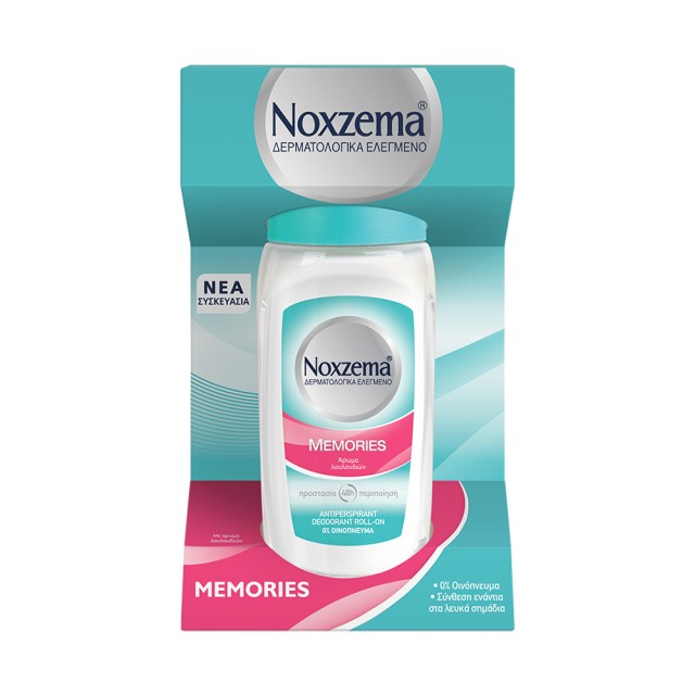 NOXZEMA Roll On Memories Γυναικείο Αντιιδρωτικό Αποσμητικό 48ωρης Προστασίας 50ml