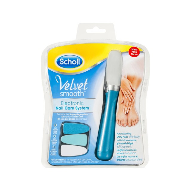 SCHOLL Velvet Smooth Electronic Nail Care System