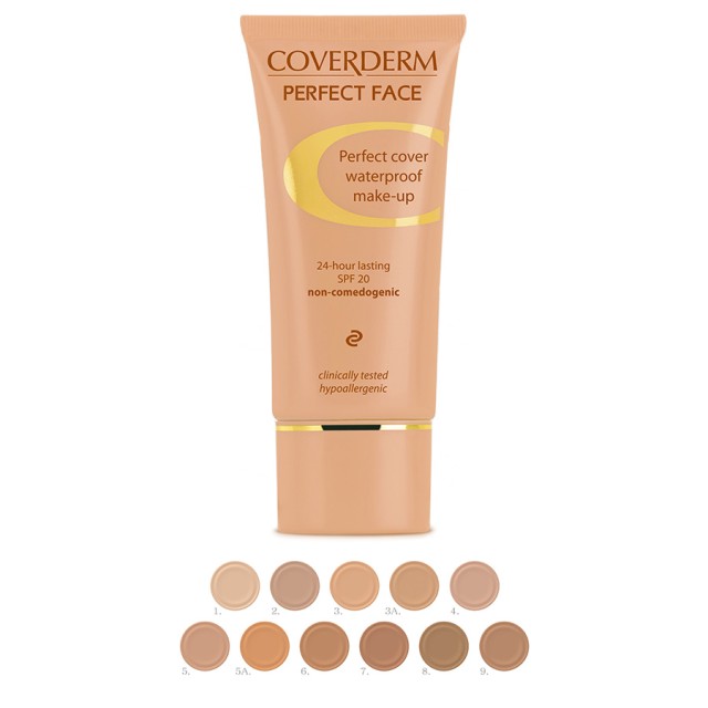 COVERDERM Perfect Face 03Α SPF20 Make-Up Με Κρεμώδη Υφή Για Την Κάλυψη Των Ατελειών Και Δυσχρωμιών Της Επιδερμίδας 30ml