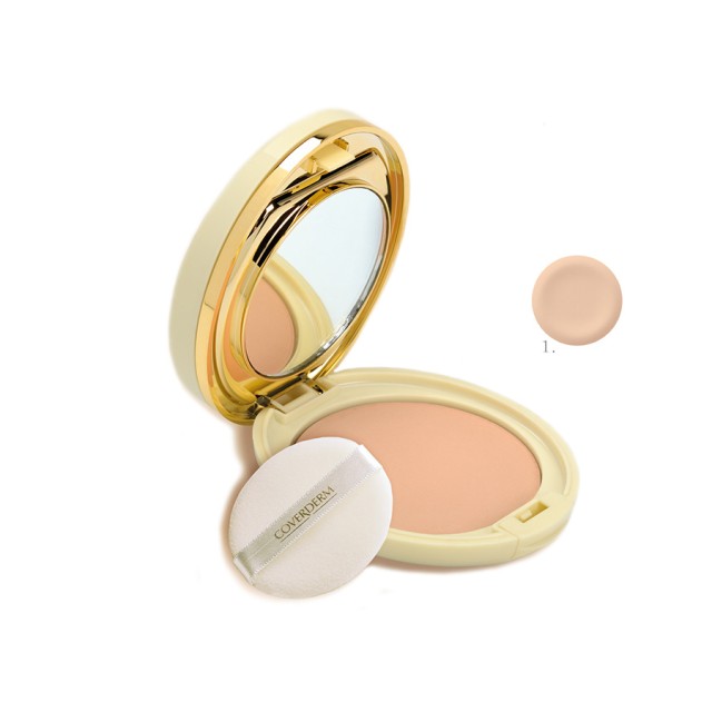 COVERDERM Peptumax Compact Powder Πούδρα με Ολιστική Αντιρυτιδική Δράση Κατά των Λεπτών Γραμμών & των Ρυτίδων 01 SPF15 10gr