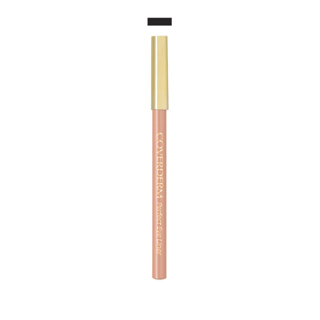 COVERDERM Perfect Eyeliner Μολύβι Ματιών Rich Black 01