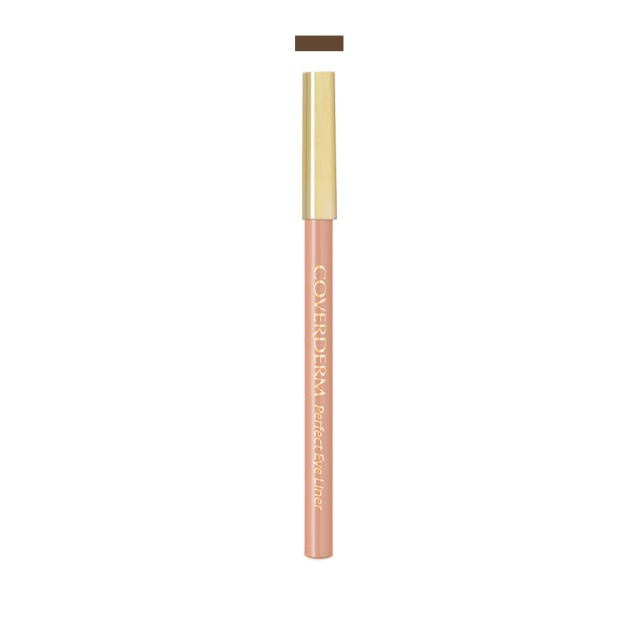 COVERDERM Perfect Eyeliner Μολύβι Ματιών True Brown 02