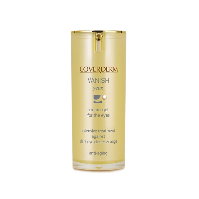 COVERDERM Vanish Yeux Κρέμα Για Την Περιοχή Των Ματιών Που Μειώνει Τους Μαύρους Κύκλους, Το Πρήξιμο Και Τις Σακούλες Κάτω Από Τα Μάτια