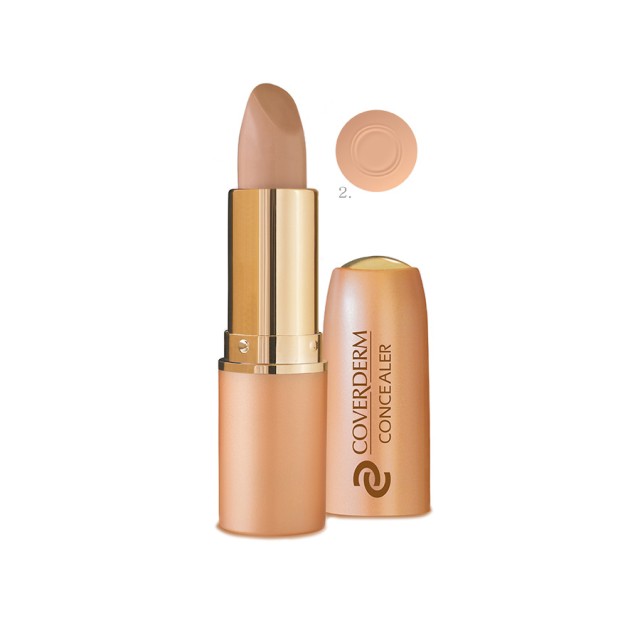 COVERDERM Camouflage Concealer C 02 SPF30 Concealer Που Καλύπτει Μαύρους Κύκλους & Λεπτές Γραμμές 6gr