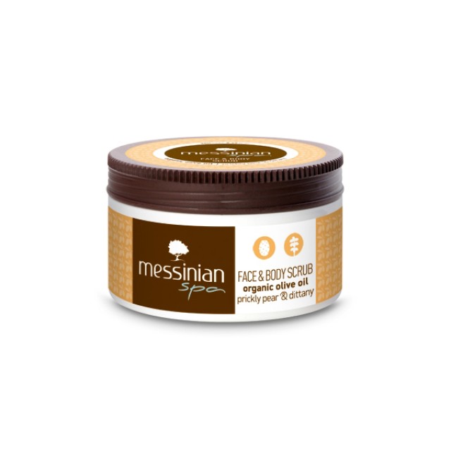 MESSINIAN SPA Κρέμα Απολέπισης Προσώπου & Σώματος με Φραγκόσυκο και Δίκταμο 250ml