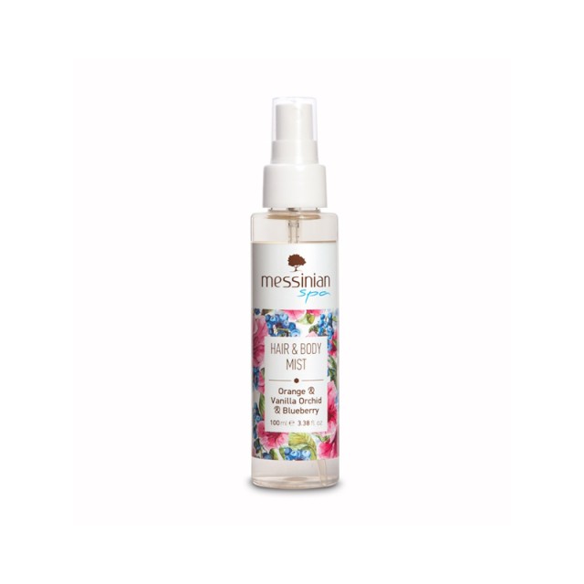 MESSINIAN SPA Hair & Body Mist Πορτοκάλι & Βανίλια Ορχιδέα & Μύρτιλο 100ml