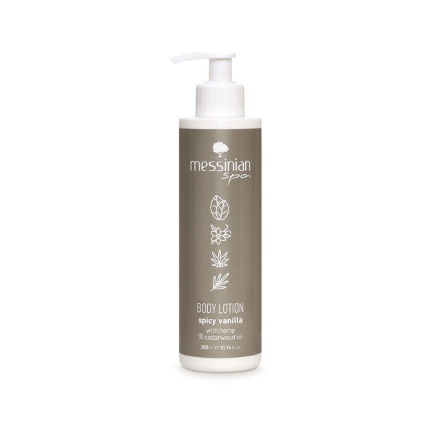 MESSINIAN SPA body milk spicy vanilla 300ml  (sticker -25%)