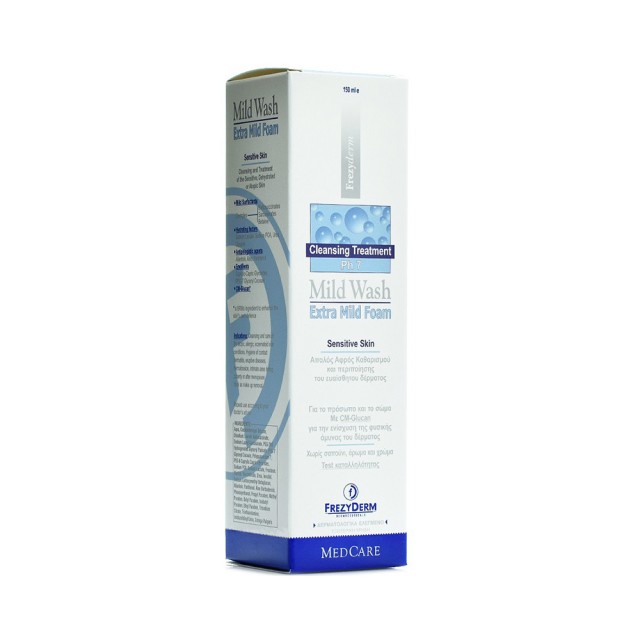 FREZYDERM Mild Wash Foam Αφρός Καθαρισμού Προσώπου & Σώματος 150ml