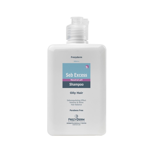 FREZYDERM Seb Excess Shampoo Σαμπουάν για Λιπαρά Μαλλιά 200ml