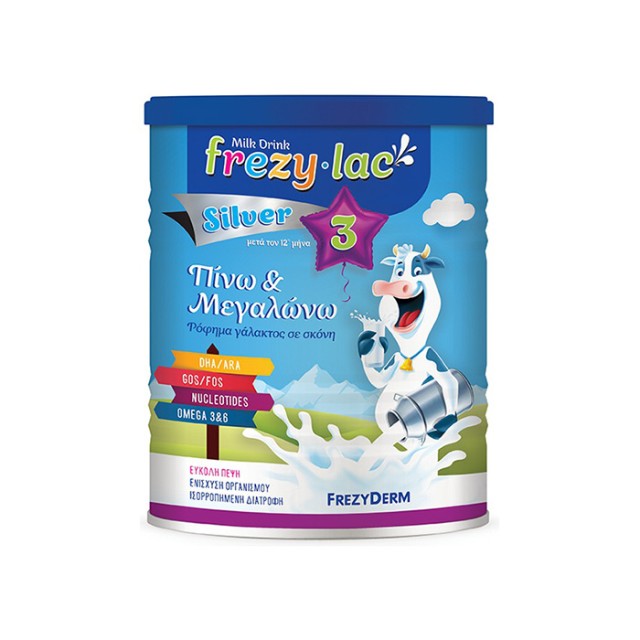 FREZYDERM Frezylac Silver 3 Αγελαδινό Ρόφημα σε Σκόνη από 12m+ 400gr