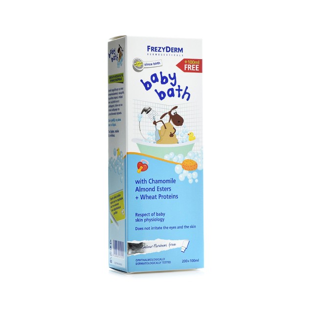 FREZYDERM Baby Bath Απαλό Βρεφικό Αφρόλουτρο 300ml