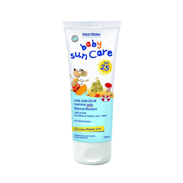 FREZYDERM Baby Sun Care Spf 25 Βρεφικό Αντηλιακό Γαλάκτωμα για Πρόσωπο & Σώμα 100ml