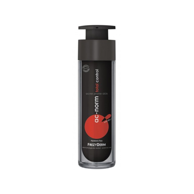 FREZYDERM Ac-Norm Total Control Cream Εξειδικευμένη Ενυδατική Κρέμα Προσώπου για την Ακνεϊκή Επιδερμίδα 50ml