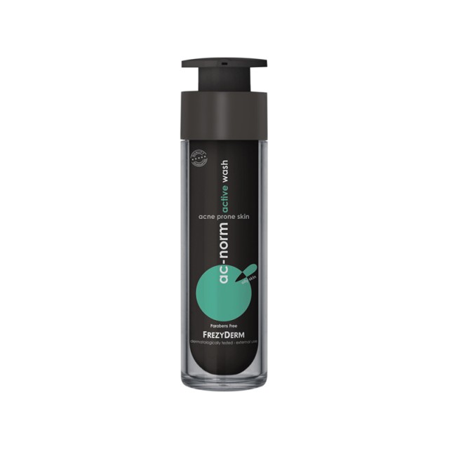 FREZYDERM AC Norm Active Wash Καθαριστικό Gel Προσώπου Για Ακνεϊκές Επιδερμίδες 50ml