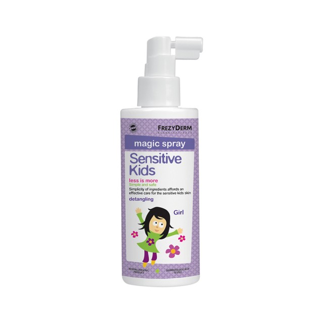 FREZYDERM Sensitive KidS Magic Spray Παιδικό Σπρέι για Ξέμπλεγμα Μαλλιών για Κορίτσια 150ml