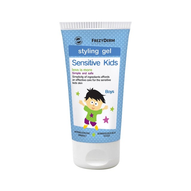FREZYDERM Sensitive KidS Hair Styling Gel Παιδικό Ζελέ Μαλλιών 100ml