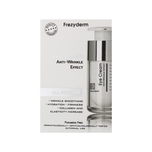 FREZYDERM Anti-Wrinkle Effect Eye Cream Αντιρυτιδική Κρέμα Ματιών με Αναπλαστική και Επανορθωτική Δράση 15ml
