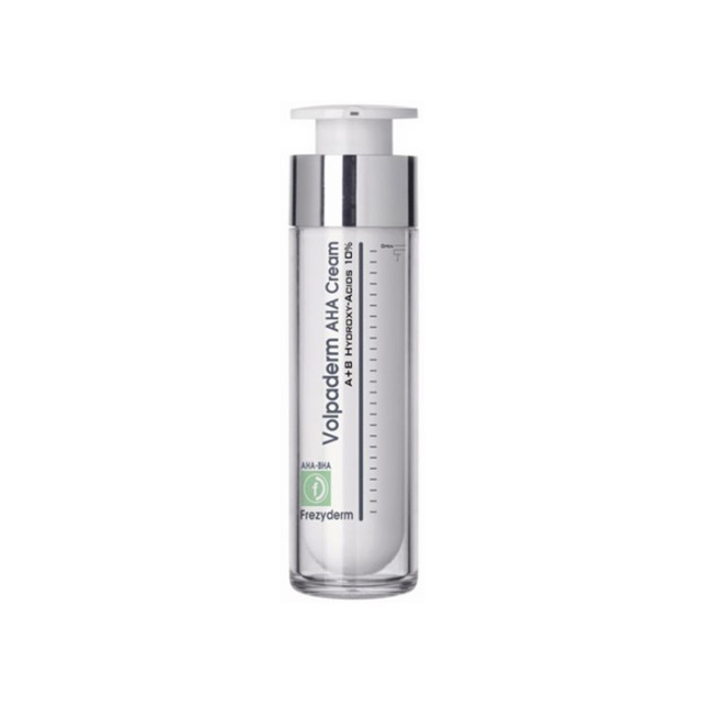 FREZYDERM Volpaderm AHA Cream Ενυδατική & Απολεπιστική Κρέμα Προσώπου με Δράση Νυκτός 50ml