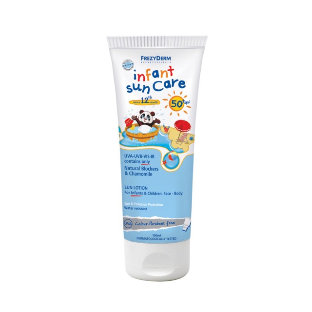 FREZYDERM Infant Sun Care SPF50+ Βρεφικό Αντηλιακό Γαλάκτωμα για Πρόσωπο & Σώμα 100ml