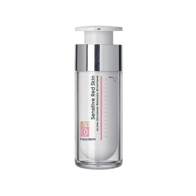 FREZYDERM  CC Sensitive Red Skin Tinted SPF30 Ενυδατική Κρέμα Προσώπου με Χρώμα για Αντιδραστική Επιδερμίδα 30ml
