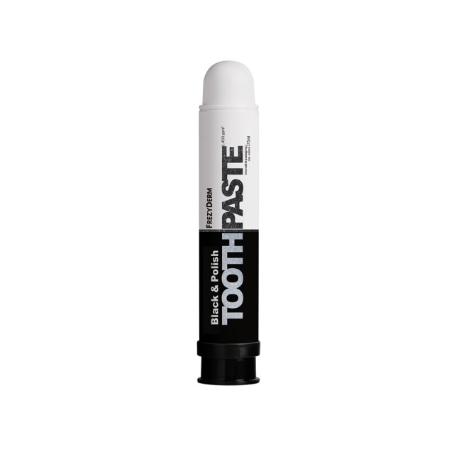 FREZYDERM Black & Polish Οδοντόκρεμα Για Λεύκανση - Στίλβωση 75ml