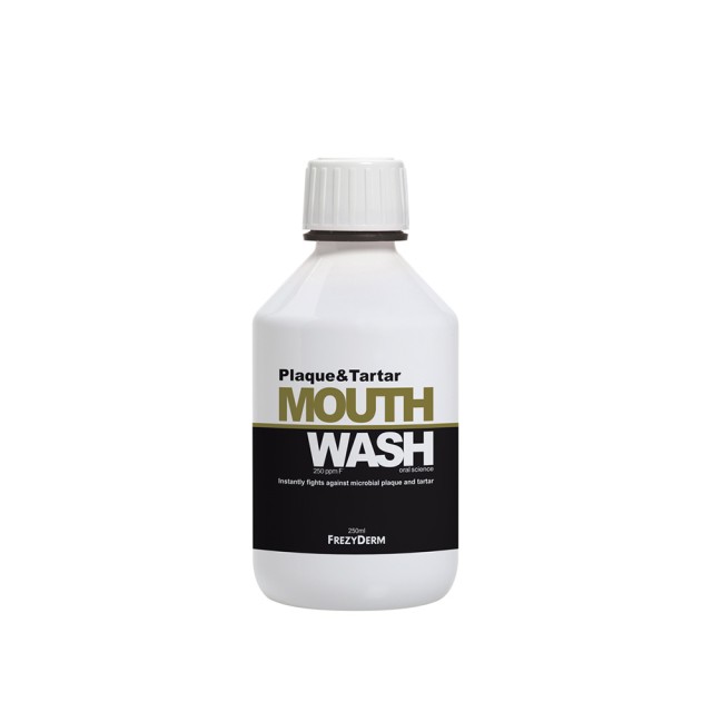 FREZYDERM Plaque & Tartar Mouthwash Στοματικό Διάλυμα Κατά της Πλάκας & της Πέτρας 250ml