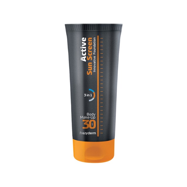 FREZYDERM Active Sun Screen Body Foundation SPF30 Αντηλιακό Make Up Σώματος 75ml