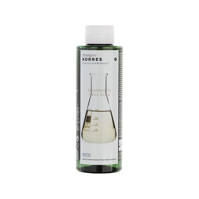 KORRES Anti-Hair Loss Shampoo Σαμπουάν κατά της Αντρικής Τριχόπτωσης με Κυστίνη & Ιχνοστοιχεία 250ml
