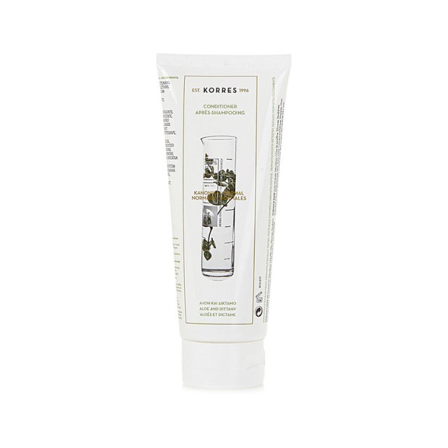 KORRES Conditioner For Normal Hair Μαλακτική Κρέμα με Αλοή & Δίκταμο για Κανονικά Μαλλιά 200ml
