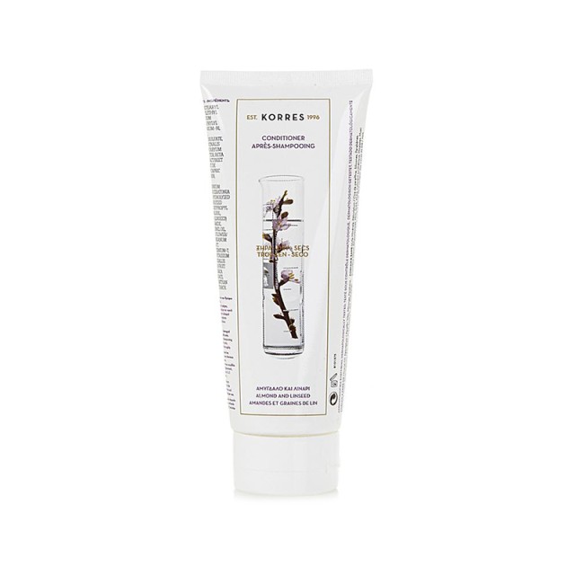 KORRES Conditioner Για Ξηρά / Αφυδατωμένα Μαλλιά Με Αμύγδαλο & Λινάρι 200ml