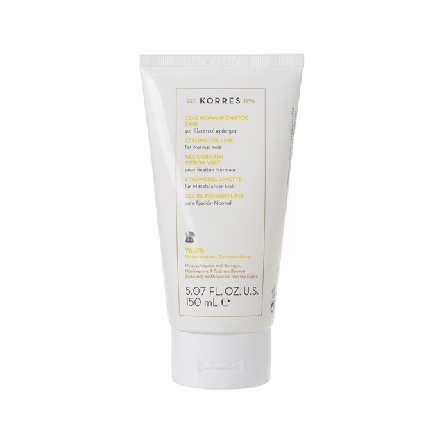 KORRES Styling Gel Ζελέ Φορμαρίσματος με Lime 150ml