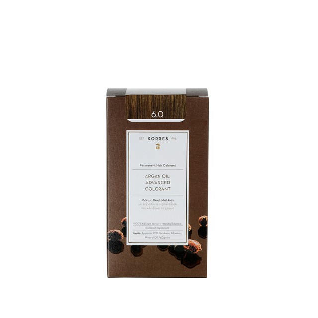KORRES ARGAN OIL Advanced Colorant 6.0 Ξανθό Σκούρο