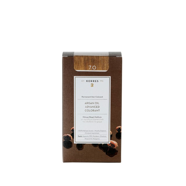 KORRES ARGAN OIL Advanced Colorant 7.0 Ξανθό