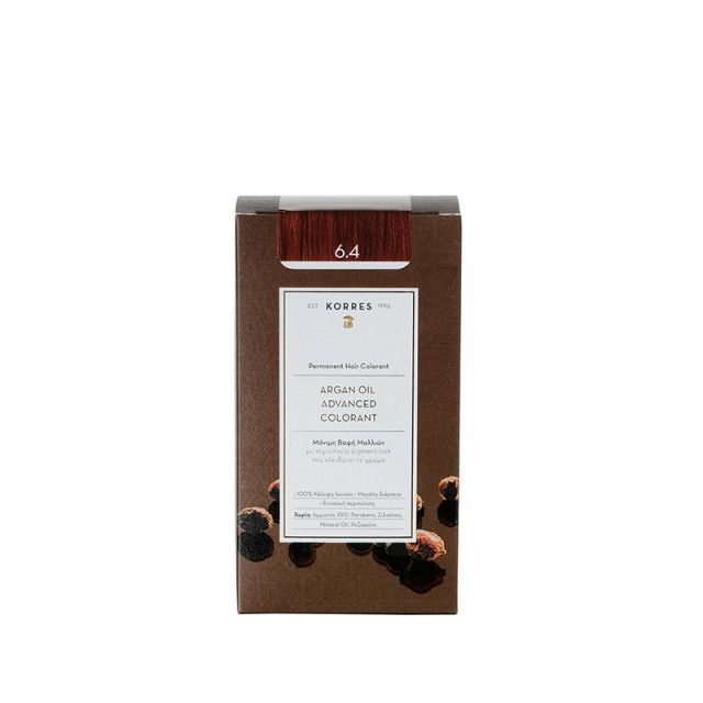 KORRES ARGAN OIL Advanced Colorant 6.4 Ξανθό Σκούρο Χάλκινο