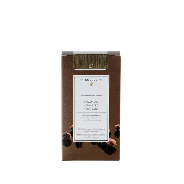 KORRES ARGAN OIL Advanced Colorant 6.1 Ξανθό Σκούρο Σαντρέ