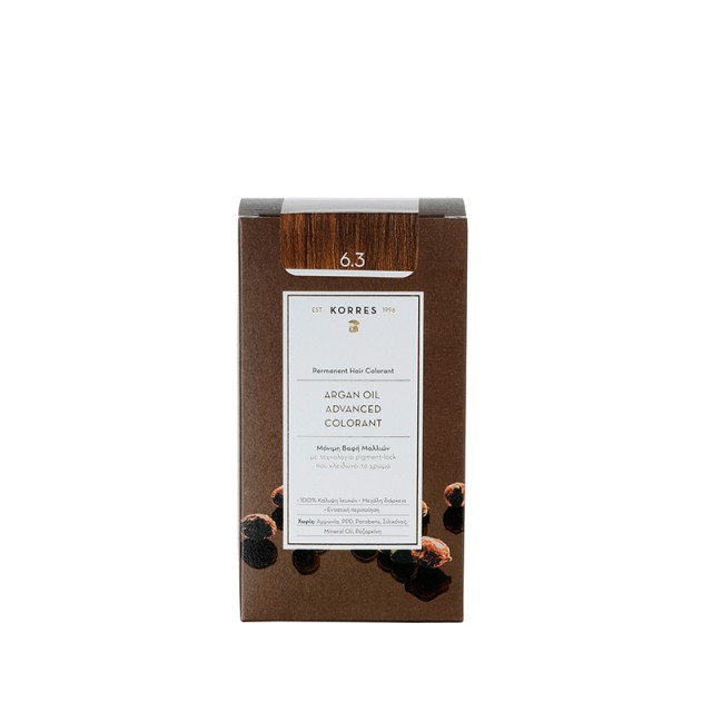 KORRES ARGAN OIL Advanced Colorant 6.3 Ξανθό Σκούρο Μελί