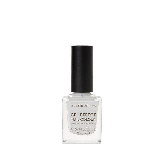 KORRES Gel Effect Βερνίκι Νυχιών Nail Color 1 Blanc White