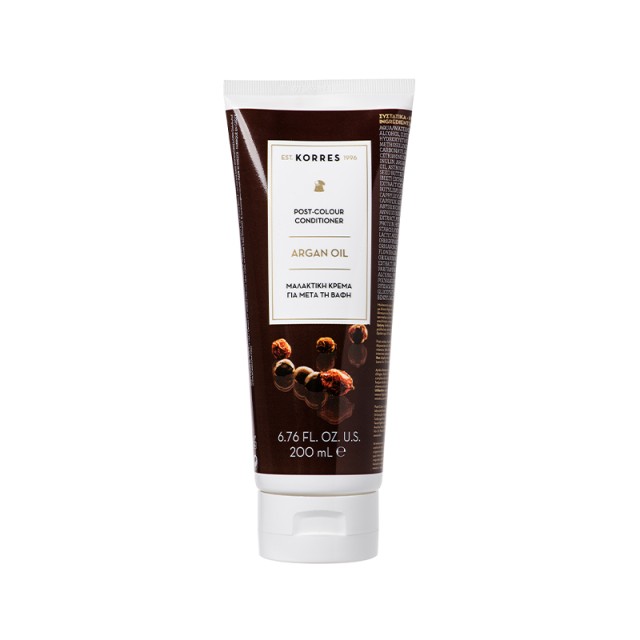 KORRES ARGAN OIL Emollient Cream Κρέμα Μαλλιών Για Μετά Την Βαφή 200ml